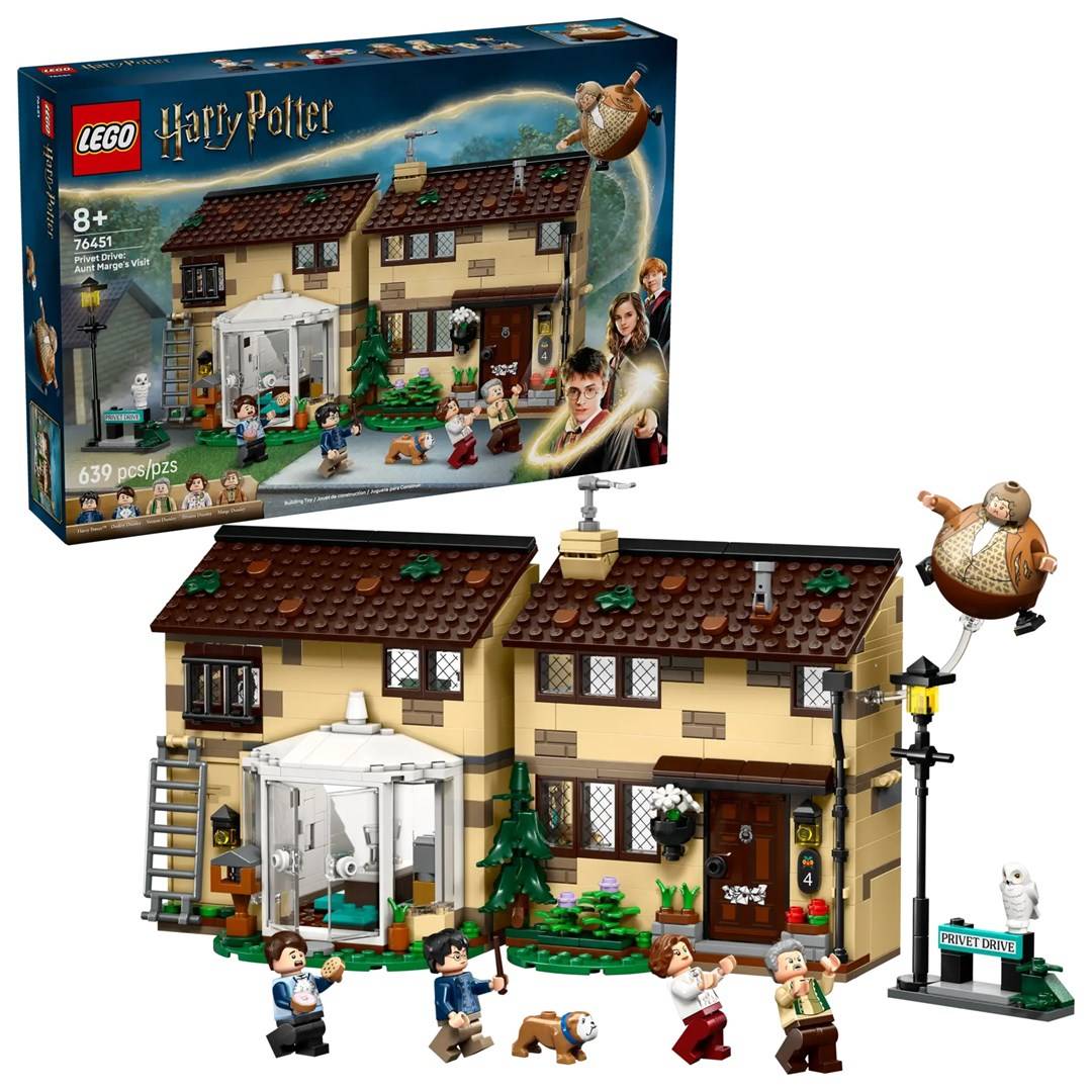 LEGO HARRY POTTER 76451 Privet Drive: Het bezoek van tante Marge-0