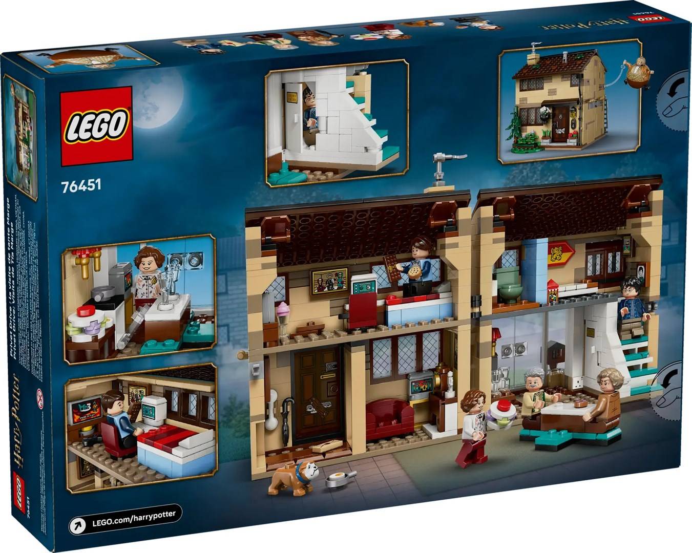 LEGO HARRY POTTER 76451 Privet Drive: Het bezoek van tante Marge-1