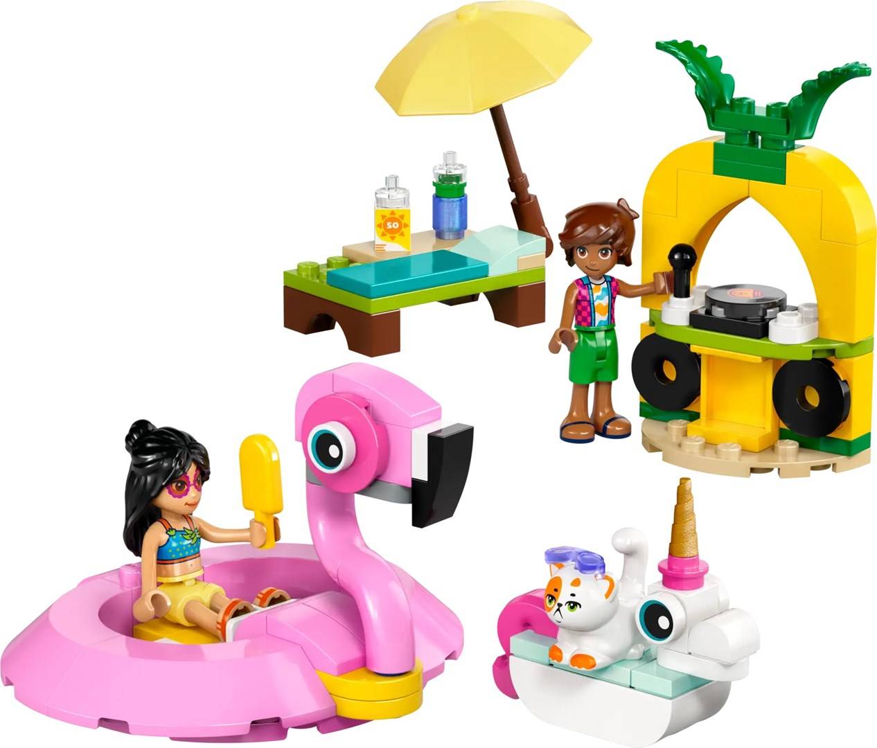 LEGO FRIENDS 42658 Eenhoorn & Flamingo Zwembadfeest-1