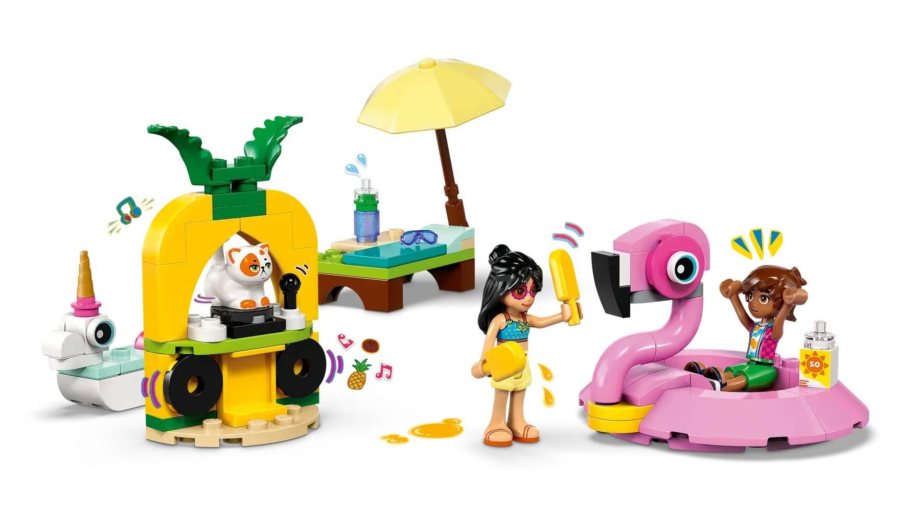 LEGO FRIENDS 42658 Eenhoorn & Flamingo Zwembadfeest-2