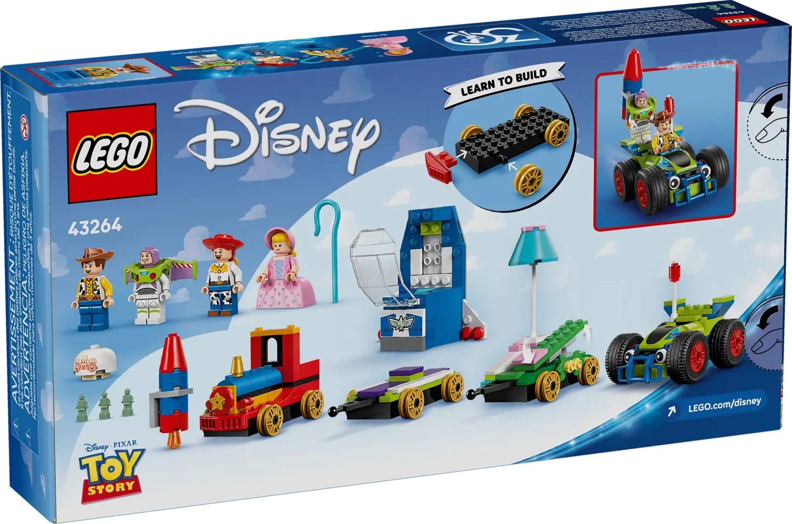 LEGO DISNEY 43264 Toy Story - Feesttrein en RC-auto-1