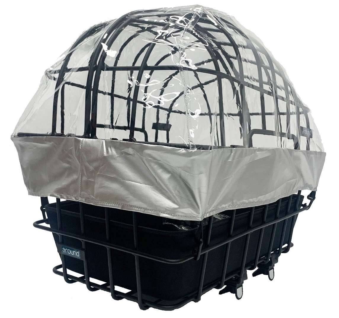 Regenhoes Around voor dierenfietsmand Luna XL-0