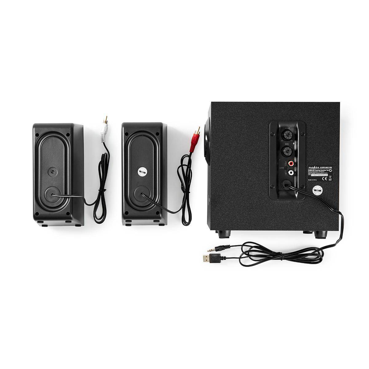 Nedis Gaming Speaker | GSPR10021BK | Zwart-2