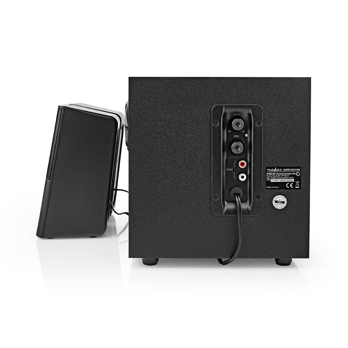 Nedis Gaming Speaker | GSPR10021BK | Zwart-3