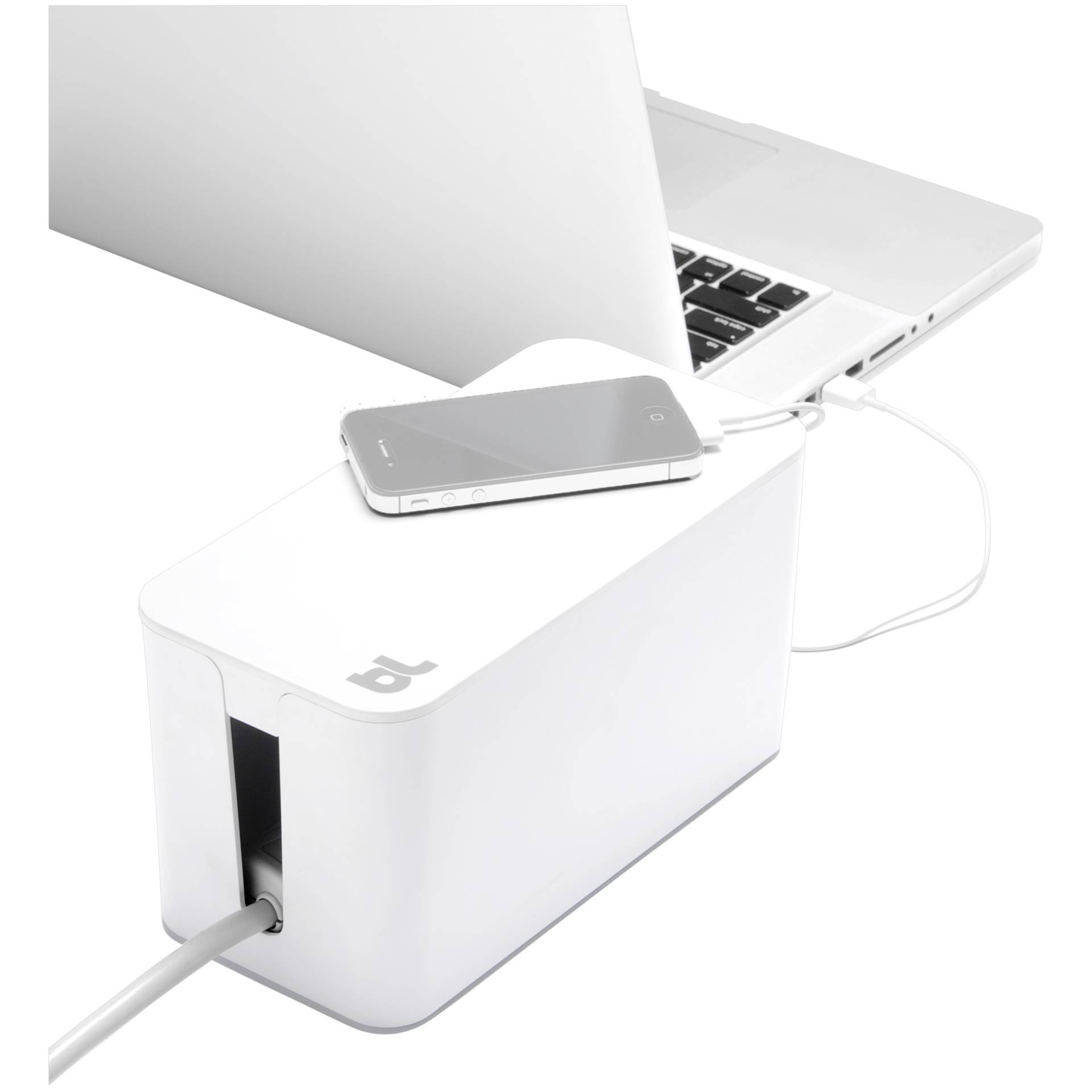 Bluelounge CableBox Mini met-0