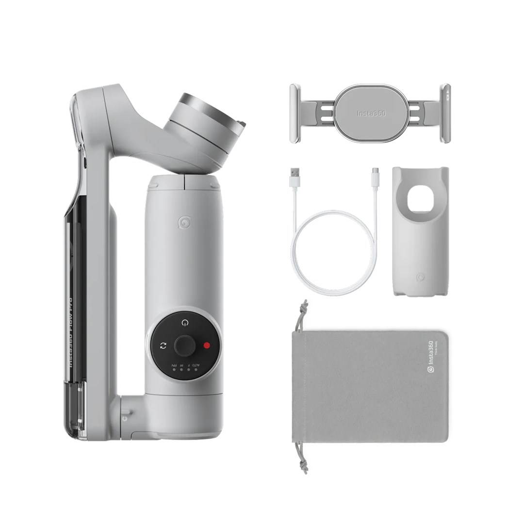 INSTA360 Flow 2 Pro Gimbal - Grijs - Compatibel met Apple DockKit - 3-Assige Stabilisatie-6