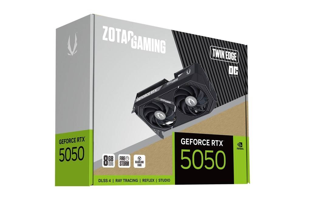Zotac GAMING GeForce RTX 5050 Twin Edge OC NVIDIA 8GB GDDR6-5