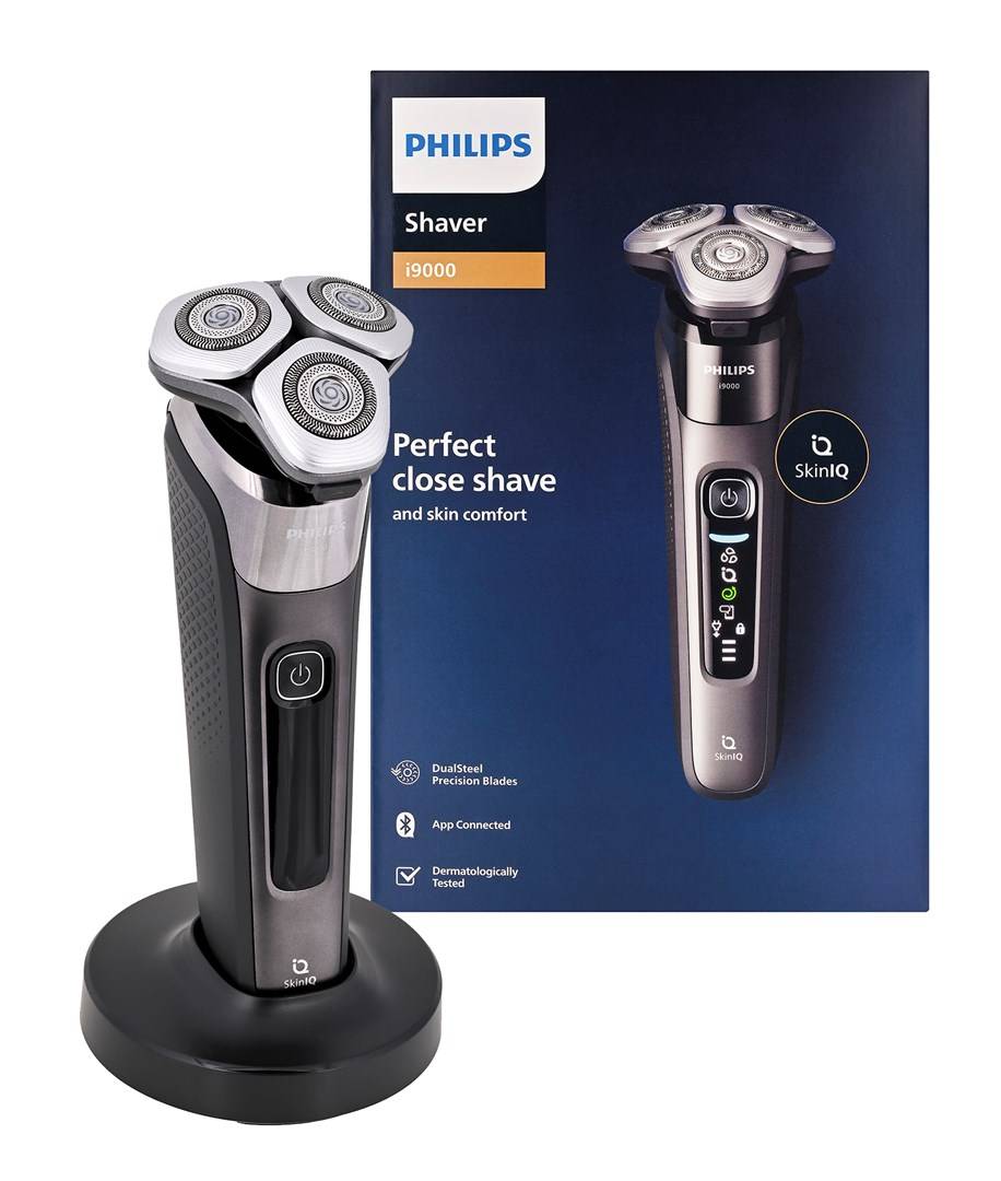 Philips i9000 X9002 Elektrisch Scheerapparaat voor Nat & Droog Gebruik met SkinIQ-0