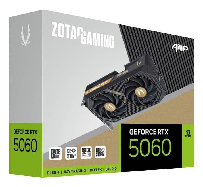 ZOTAC RTX 5060 AMP 8GB GDDR7 HDMI 3x DP ZT-B50600F-10 M 3xDP-6