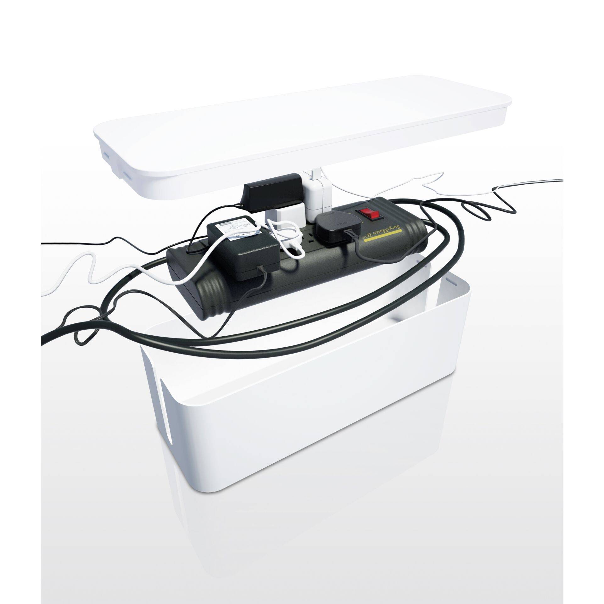 Bluelounge CableBox met - BLUCB-01-WH-2
