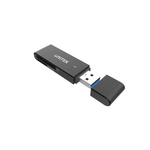 UTK UNITEK Y-9327A geheugenkaartlezer USB 3.2 Gen 1 (3.1 Gen 1) Type-A Zwart