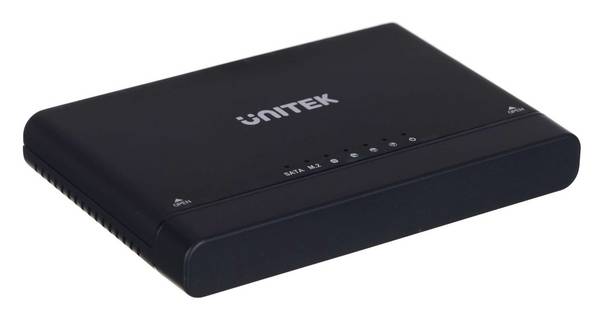 UTK UNITEK S1222A tussenstuk voor kabels USB 3.2 SATA 2,5/3,5' & M.2 PCIE/NVME Zwart