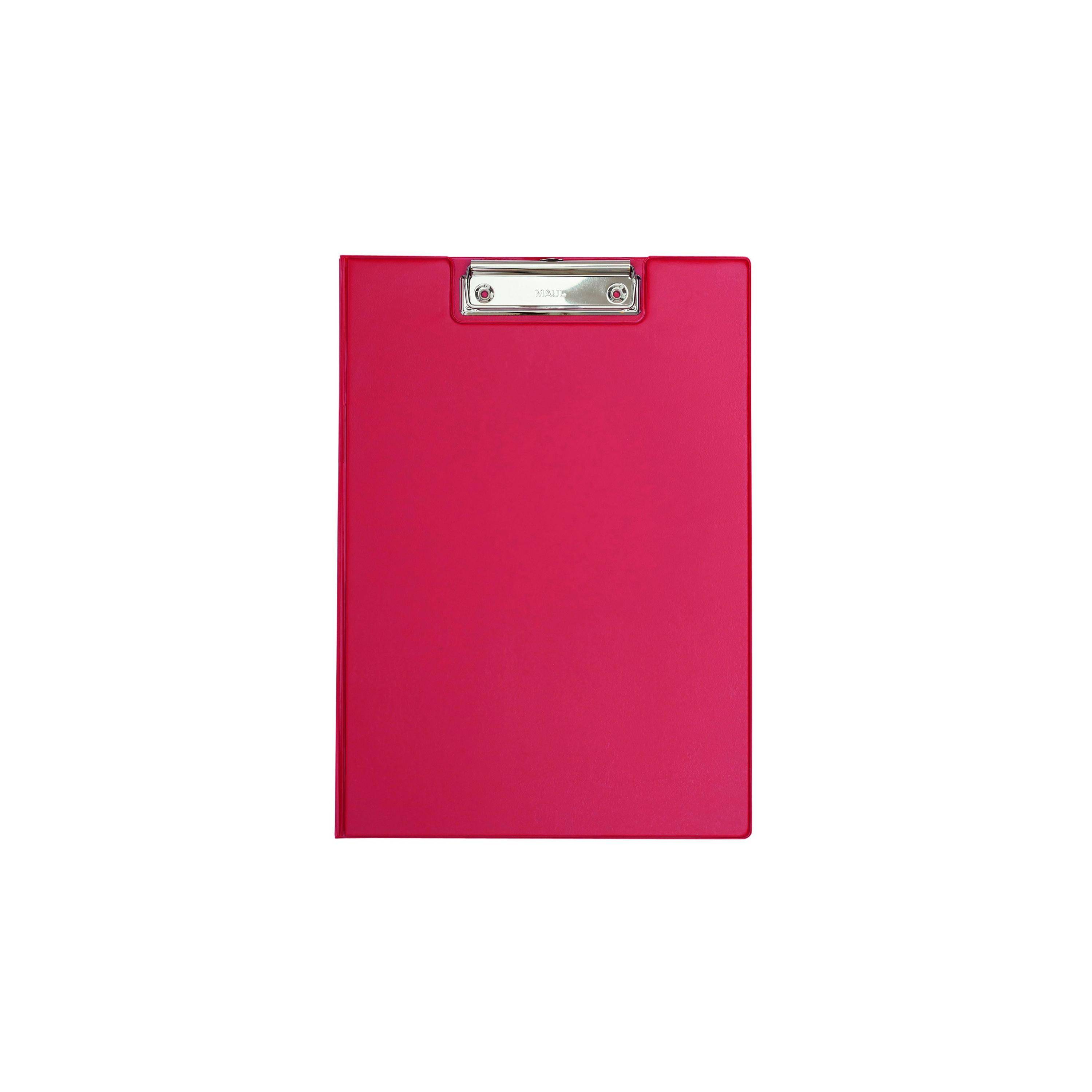 Maul 4002390050807 Maul - Klembordmap a4 staand pvc met penlus rood | 12 stuks-0