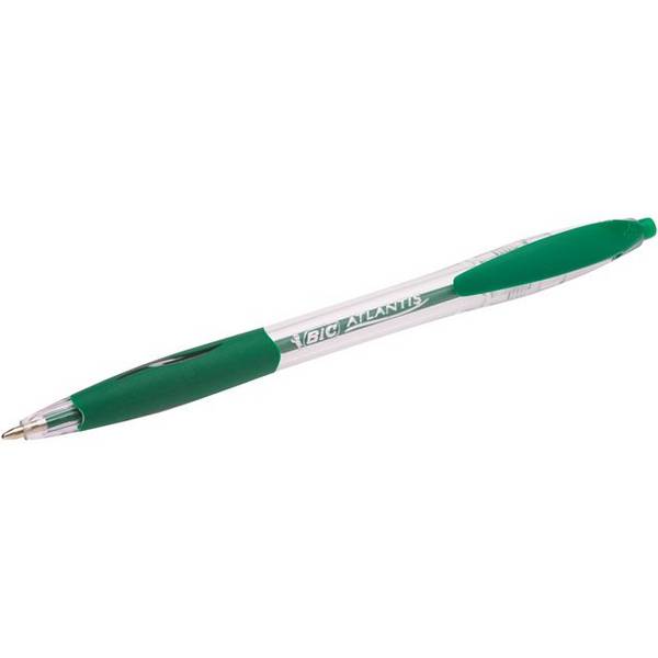Balpen Bic Atlantis classic grip clic medium groen