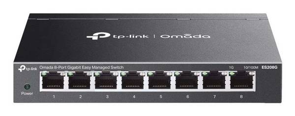 TPL TP-Link Omada ES208G netwerk-switch Managed L2 Gigabit Ethernet (10/100/1000) Zwart