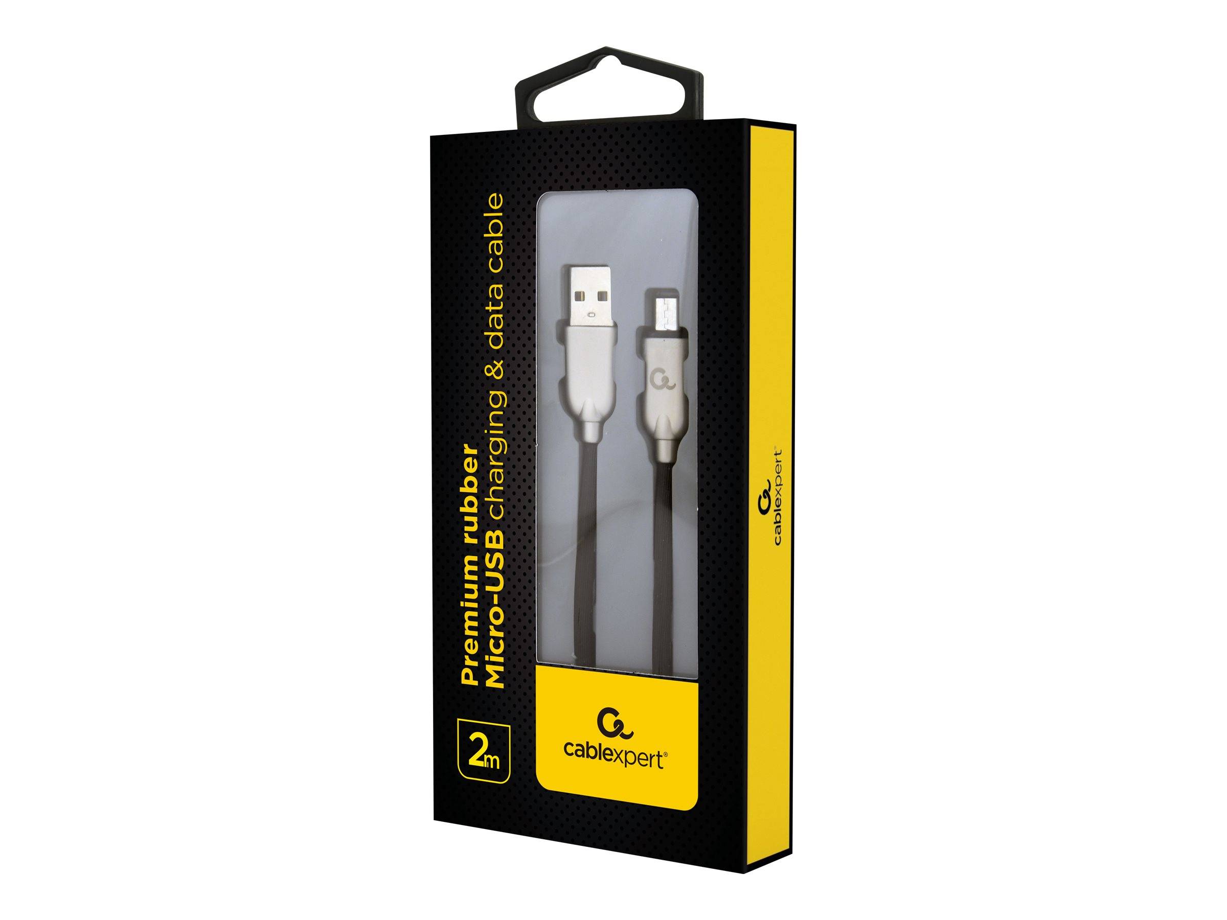 GEMBIRD CC-USB2R-AMMBM-2M Kabel; Cablexpert; USB 2.0; USB-A-stekker,USB B-microstekker - 1 stuk-1