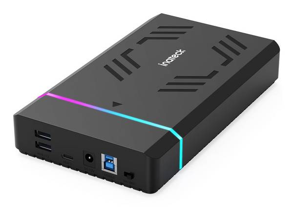 Inateck harde schijfbehuizing RGB 3,5" USB 3.0 2,5/3,5" SATA H/SSD