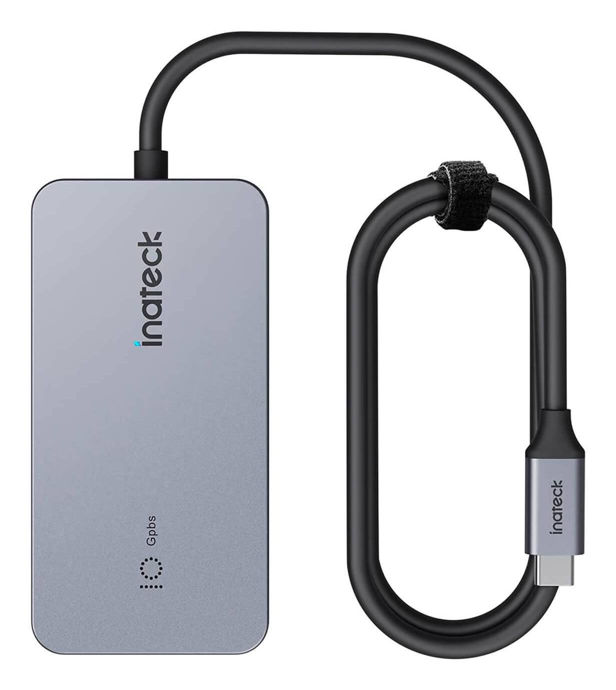 Inateck HB2027 USB 3.2 Gen 2 (3.1 Gen 2) Type-C 10000 Mbps Grijs-0