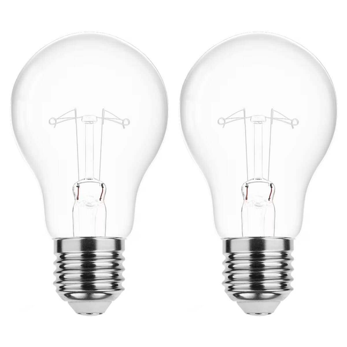 Technik Gloeilamp G80 E27 Helder - 40W 350lm 2700K - Warmwit Dimbaar - 2 stuks-0