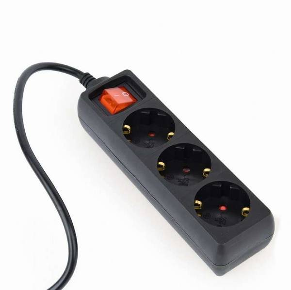 GEMBIRD EG-PSU3-01 Kabel; 3x0,75mm2; CEE 7/3 (F) contrastekker,IEC C14 mannelijk - 1 stuk