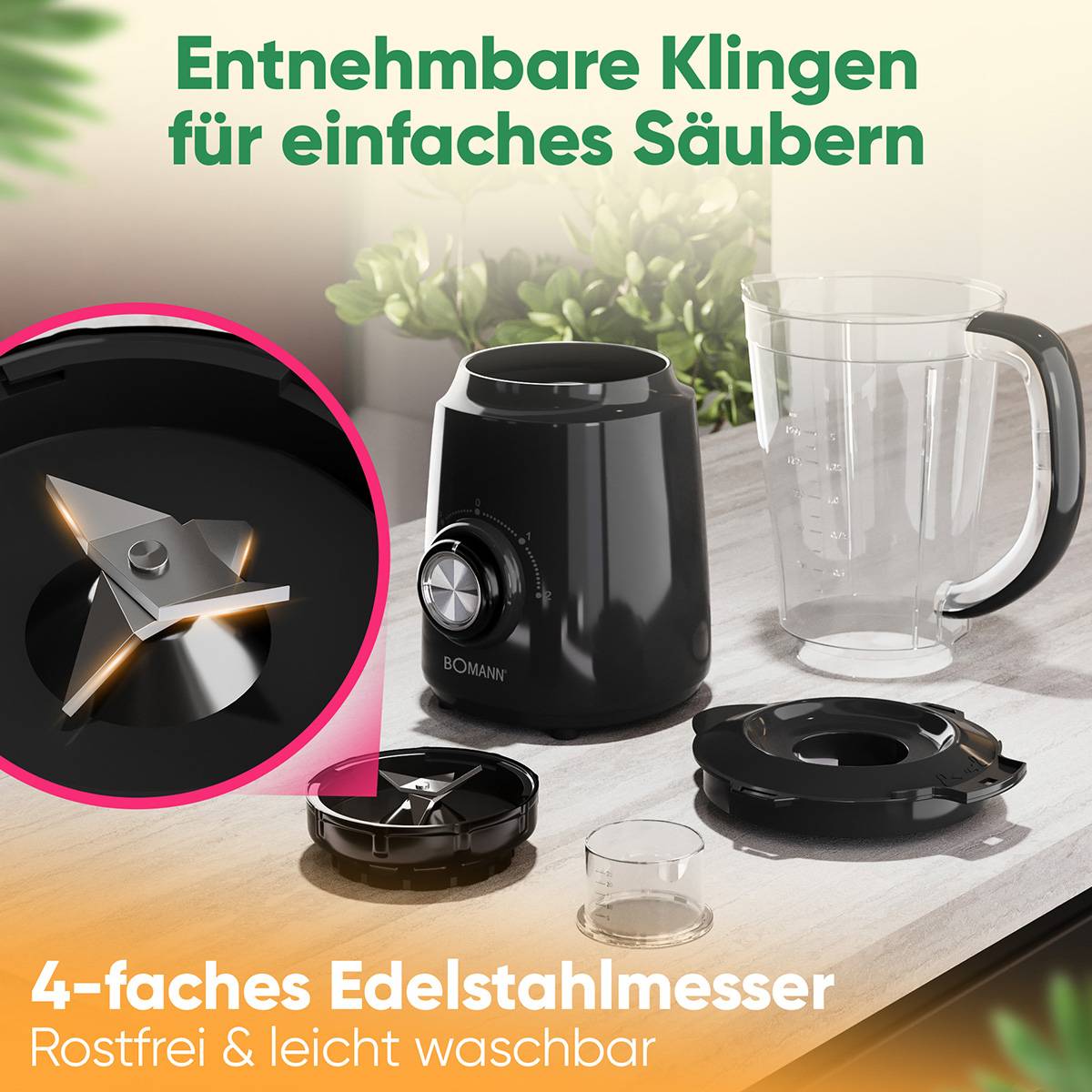 Bomann MS 344 CB zwart zilver-4