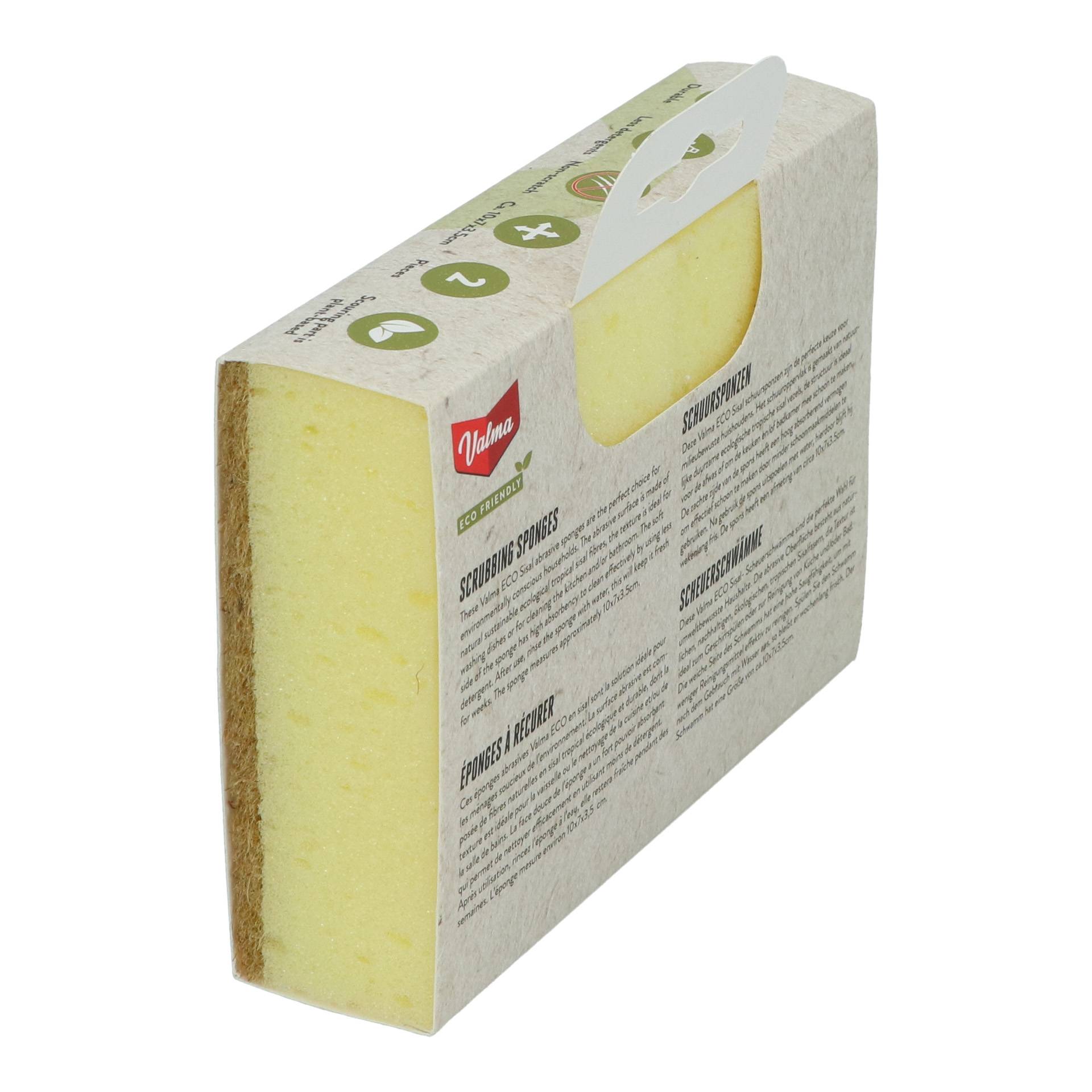 Valma ECO Schuursponzen Sisal 2 stuks-3