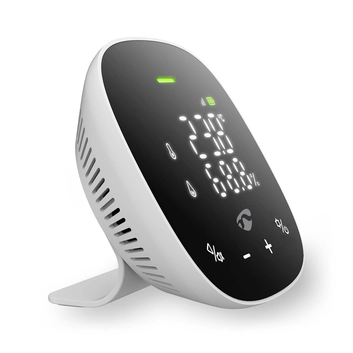SmartLife Luchtkwaliteitsmonitor | Wi-Fi | Inclusief display | Koolstofdioxide (CO2) / Temperatuur / Vochtigheid |-2