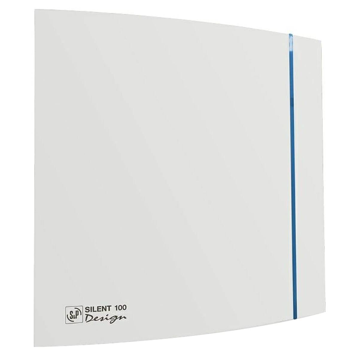 Soler & Palau Silent-100 Design Badkamer-/Toiletventilator met Timer - 230V AC - 8W - 85 m³/h - 26dB - IP45 --0