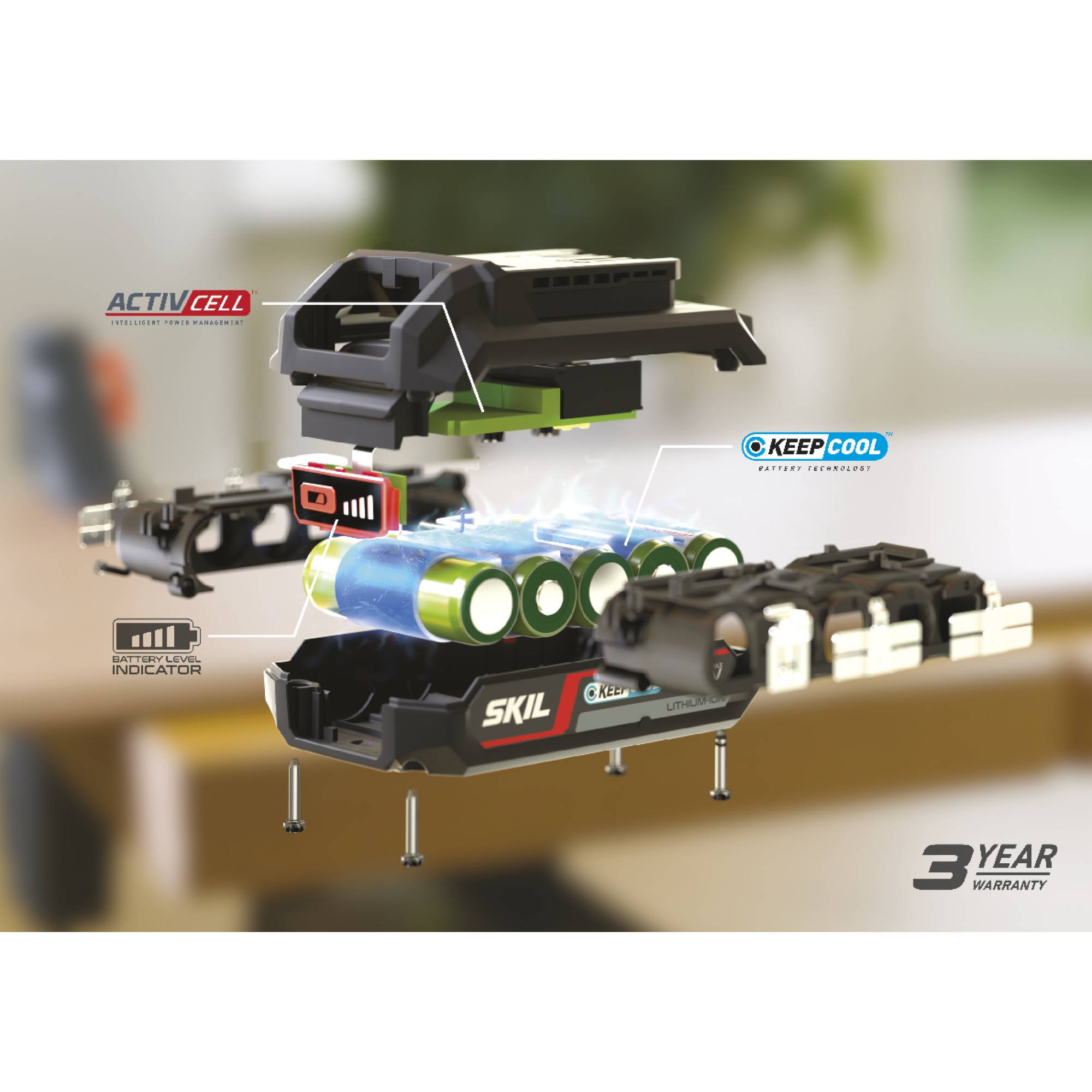 SKIL 3102 AA Accu „20V Max” 2,5 Ah „KEEPCOOL™” Li-Ion-4