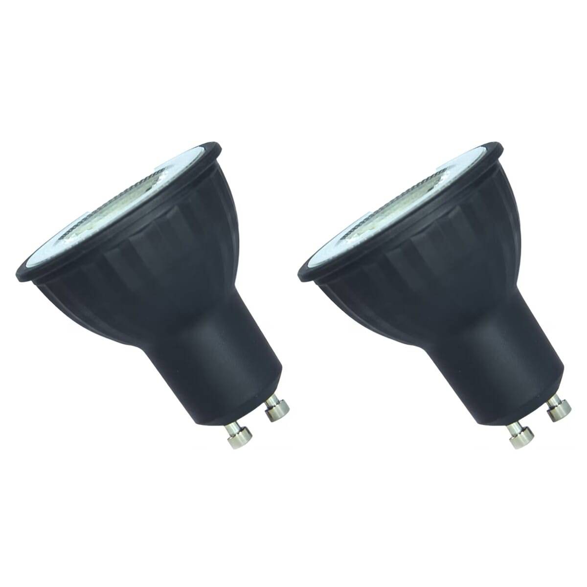 Spectrum LED Spot PAR16 GU10 Helder - 6W 450lm 3000K - Warmwit - Vervangt 40W - 2 stuks