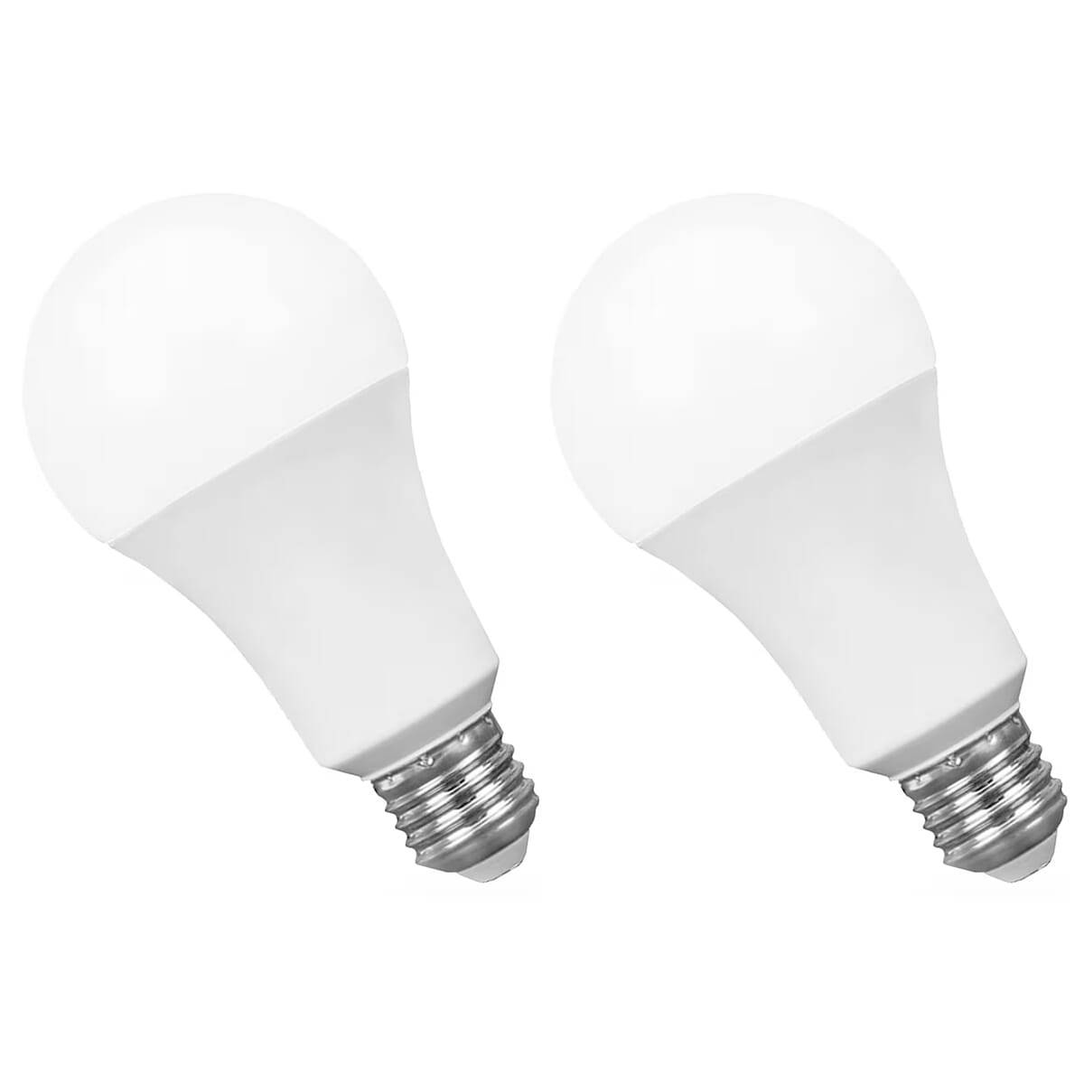 Spectrum LED Peerlamp A60 E27 Mat - 18W 1800lm 3000K - Warmwit - Vervangt 114W - 2 stuks