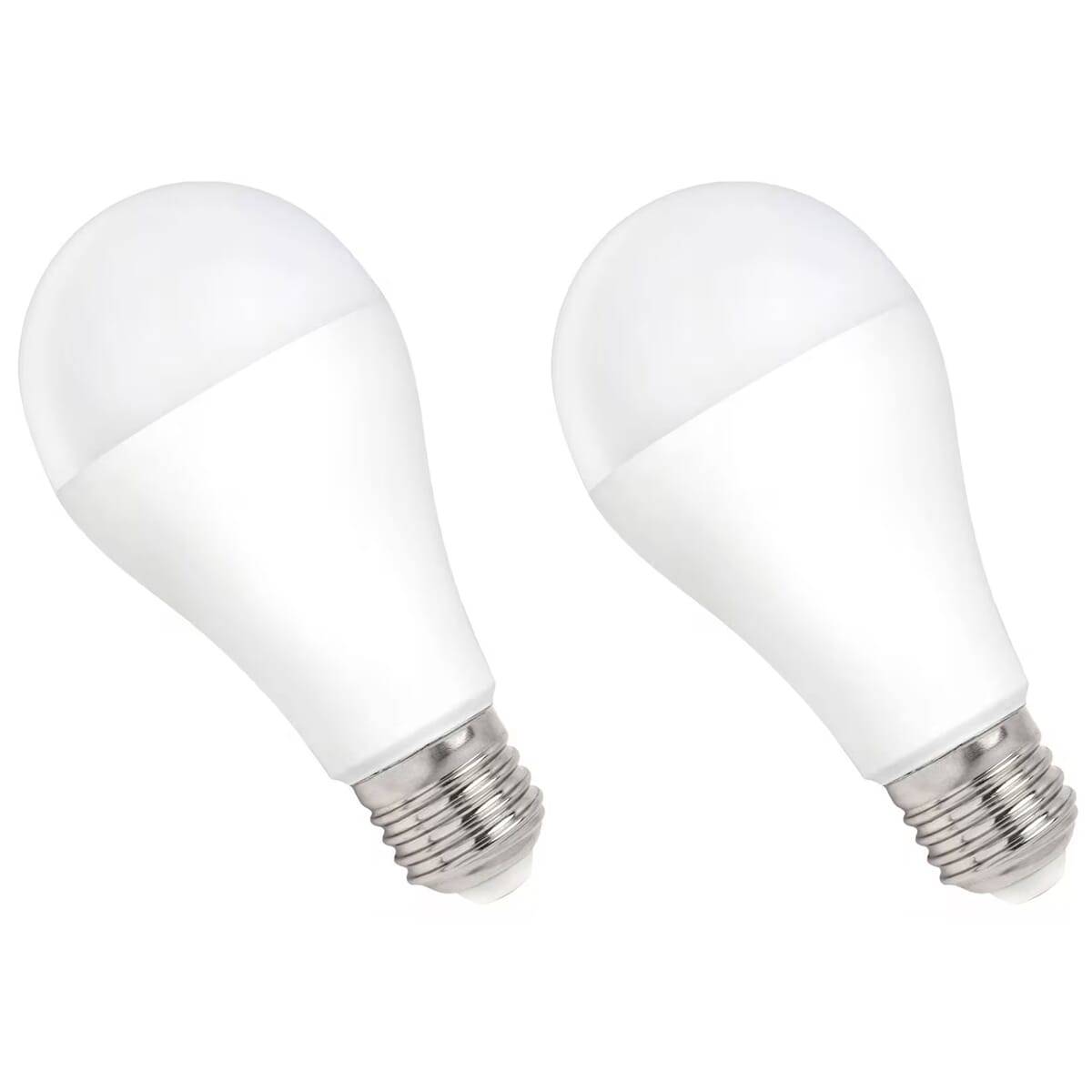 Spectrum LED Peerlamp A60 E27 Mat - 15W 1550lm 4000K - Neutraalwit - Vervangt 101W - 2 stuks