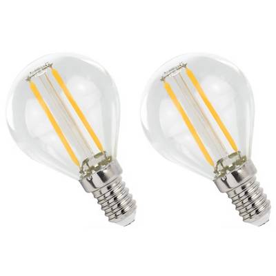 Spectrum LED Kaarslamp C35 E14 Mat - 1W 110lm 4000K - Neutraalwit - Vervangt 10W - 2 stuks-0