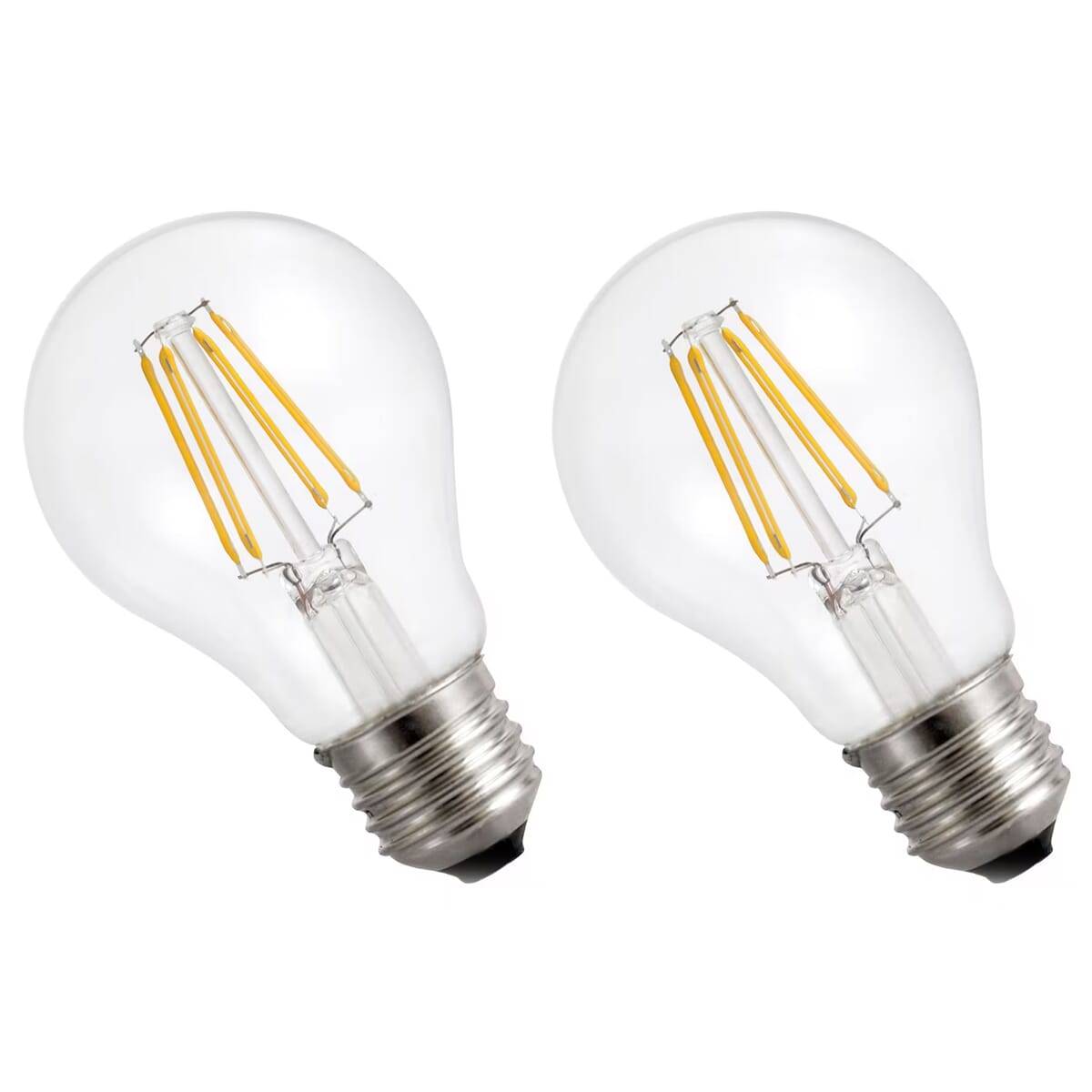 Spectrum LED Peerlamp A60 E27 Helder - 6.8W 1450lm 6000K - Koudwit - Vervangt 94W - 2 stuks-0