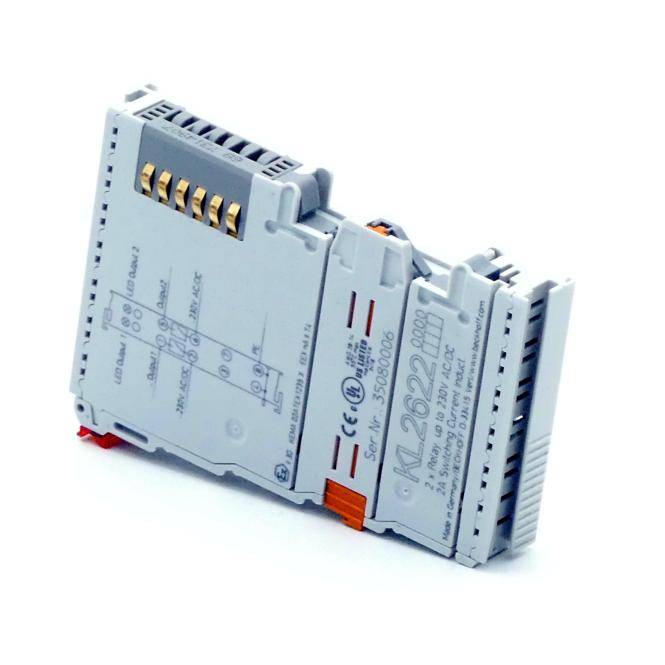 Beckhoff Automation KL2622 Automatiseringsmodule: digitale uitgang; -25÷60°C; IP20; 30VDC - 1 stuk