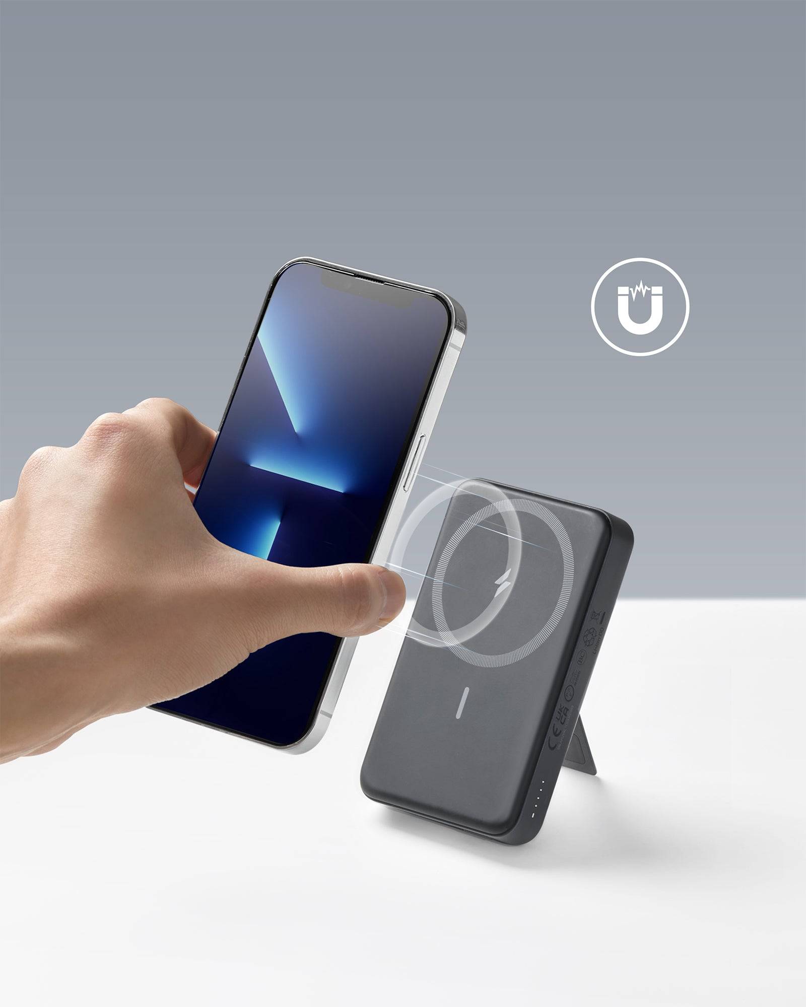 Anker MagGo 633 Magnetische Powerbank 10000 mAh Zwart (A1641G11)-2
