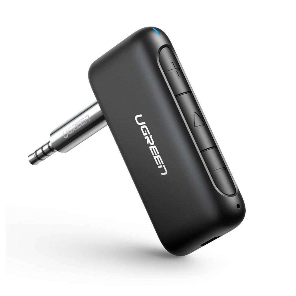 Ugreen CM276 Bluetooth 5.0 audio-ontvanger audio-adapter AUX jack Zwart-0