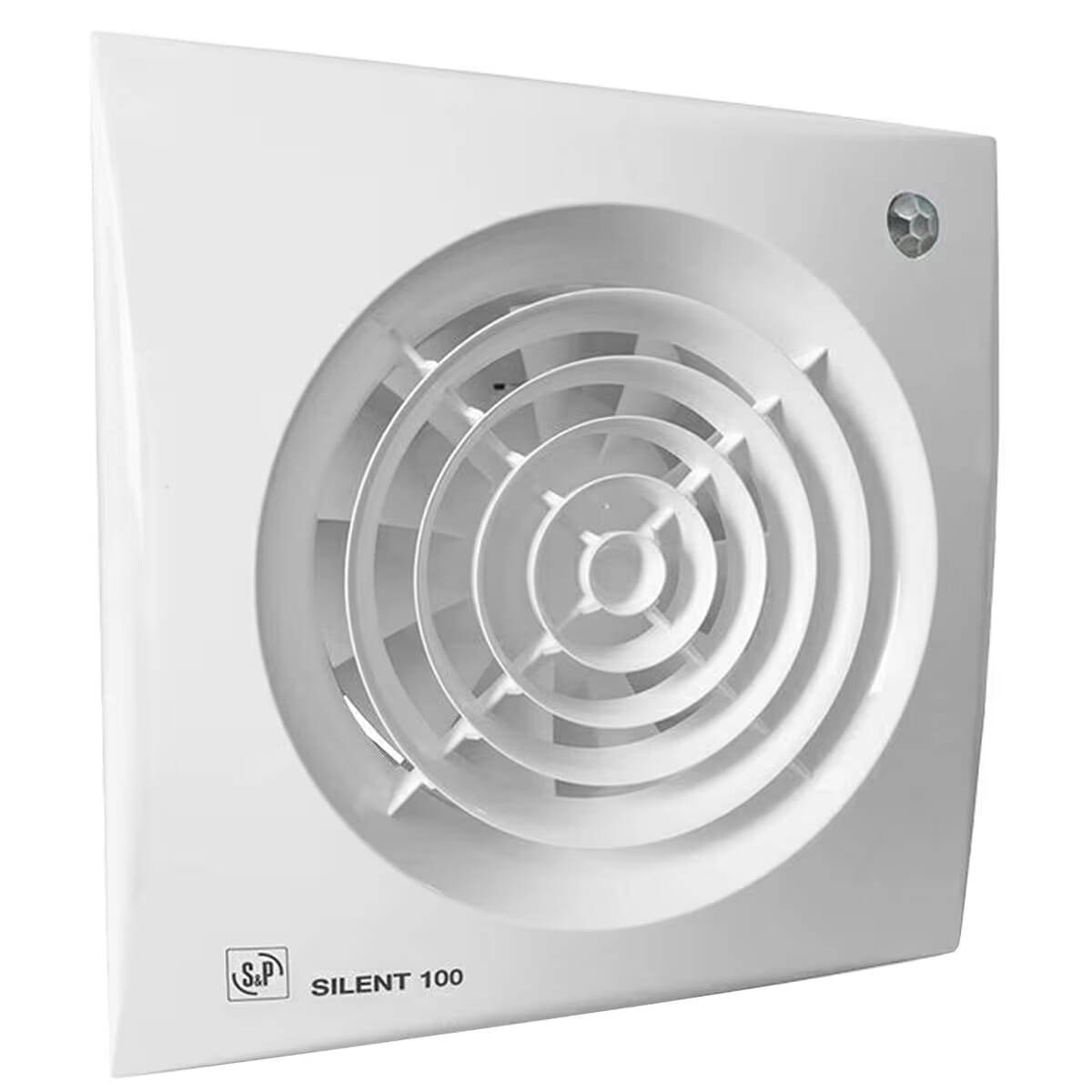 Soler & Palau Silent-100 Badkamer-/Toiletventilator met Bewegingssensor - 230V AC - 5W - 95 m³/h - 26dB - IP45 --0