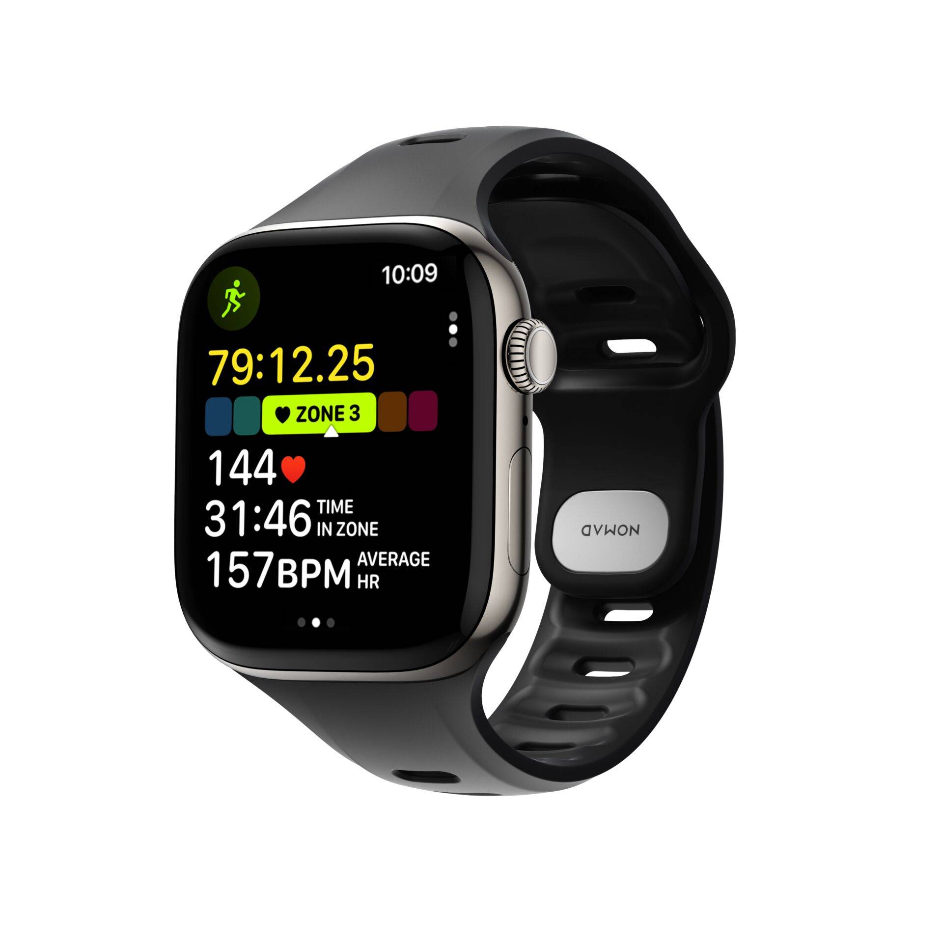 Nomad Tempo Band 42mm Zwart-0