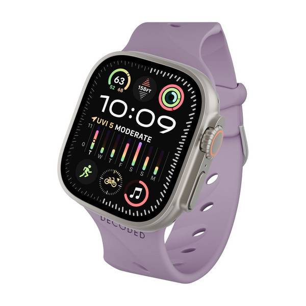 Gedecodeerde siliconen Ares Splice Strap 44/46/49mm Purple Haze