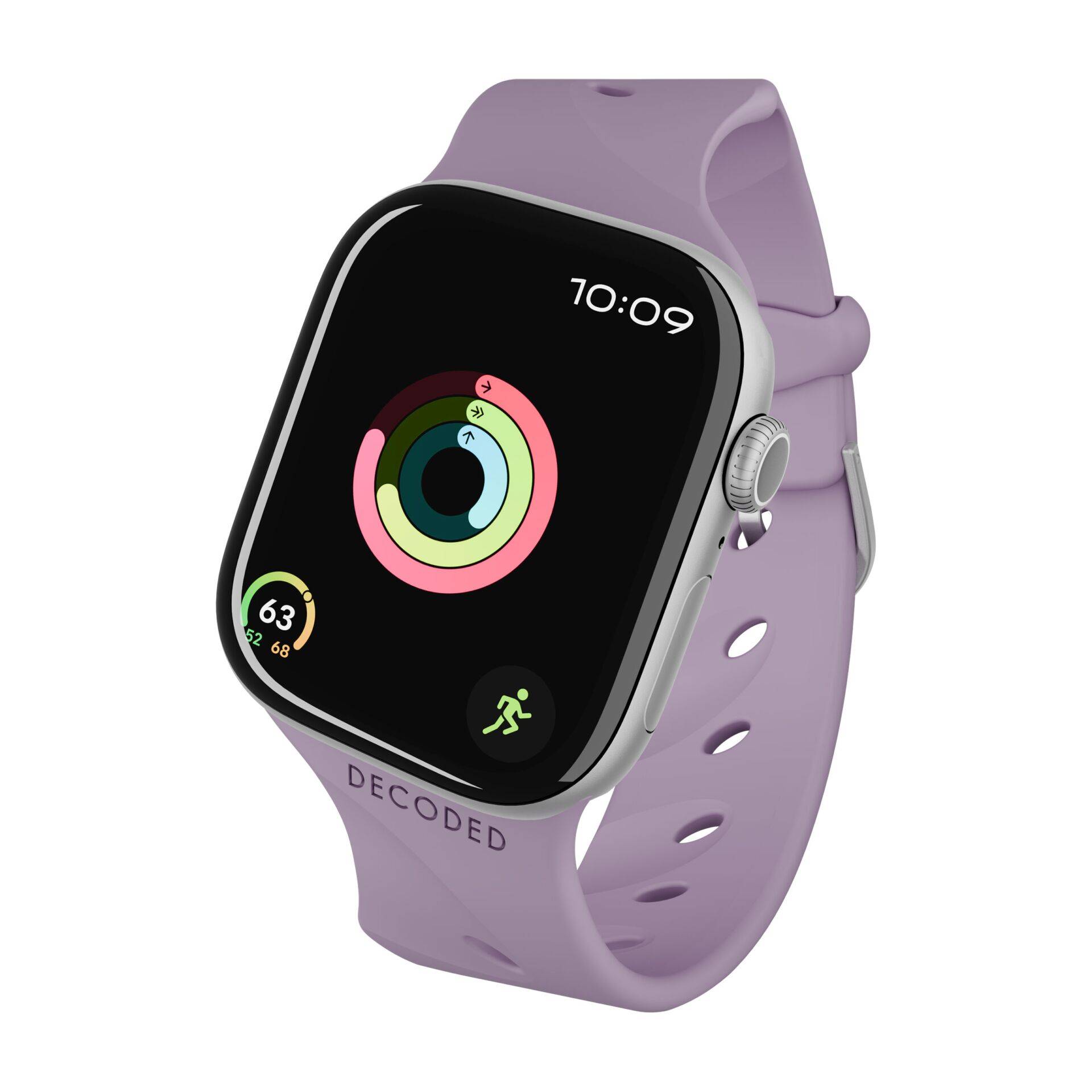 Gedecodeerde siliconen Ares Splice Strap 40/42mm Purple Haze-0