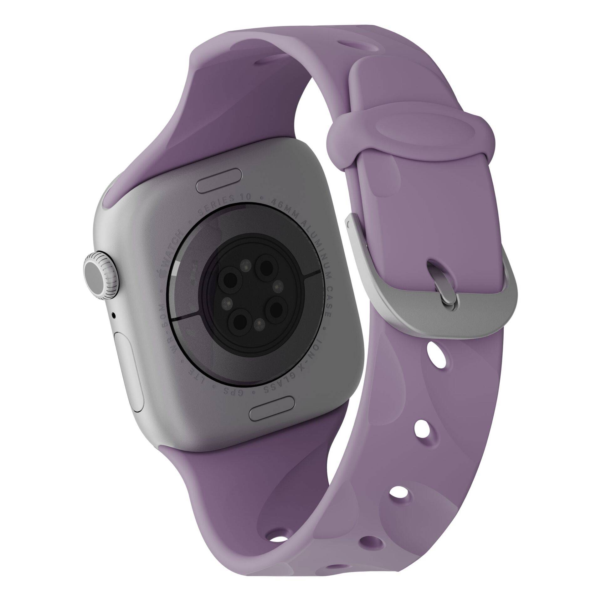 Gedecodeerde siliconen Ares Splice Strap 40/42mm Purple Haze-1