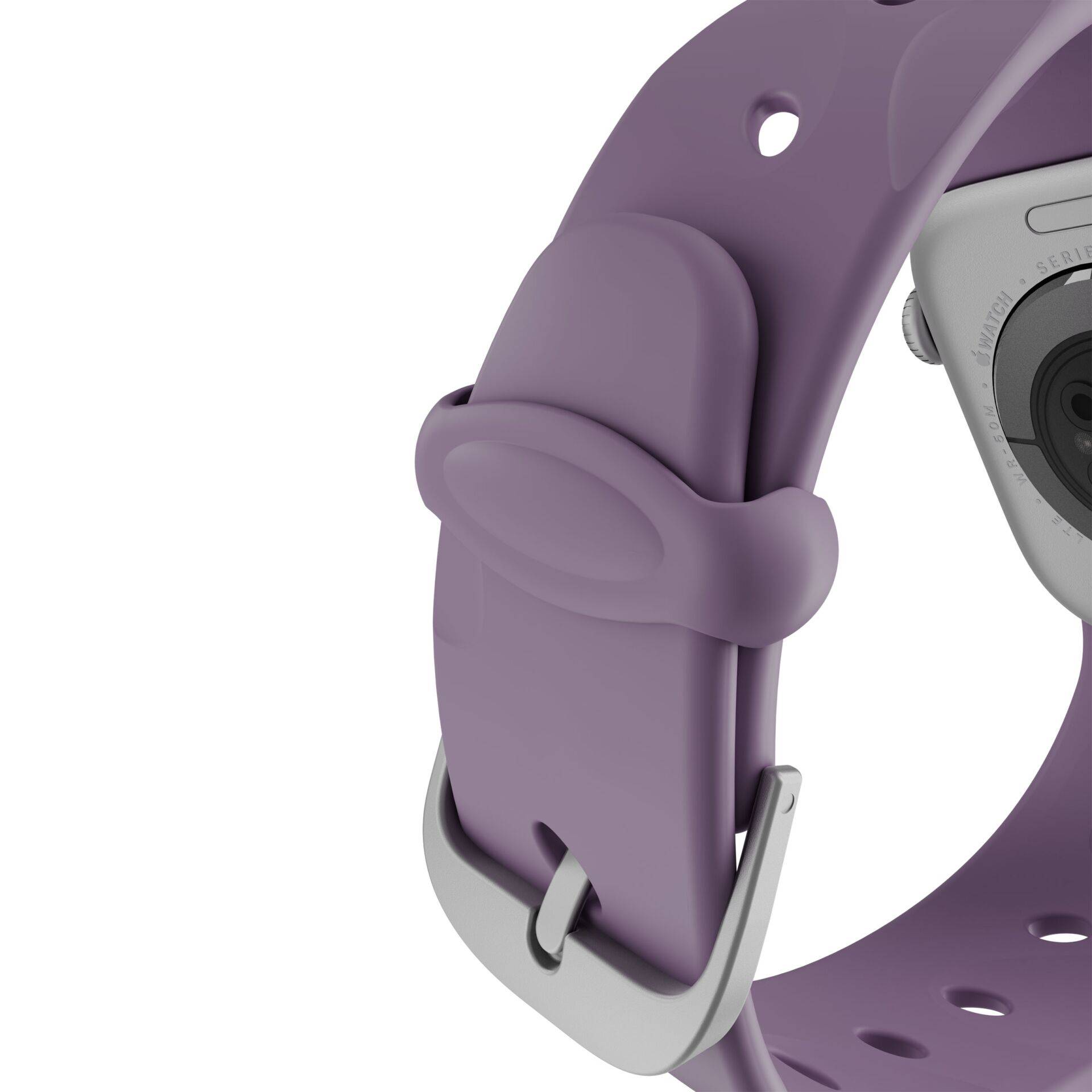 Gedecodeerde siliconen Ares Splice Strap 40/42mm Purple Haze-2