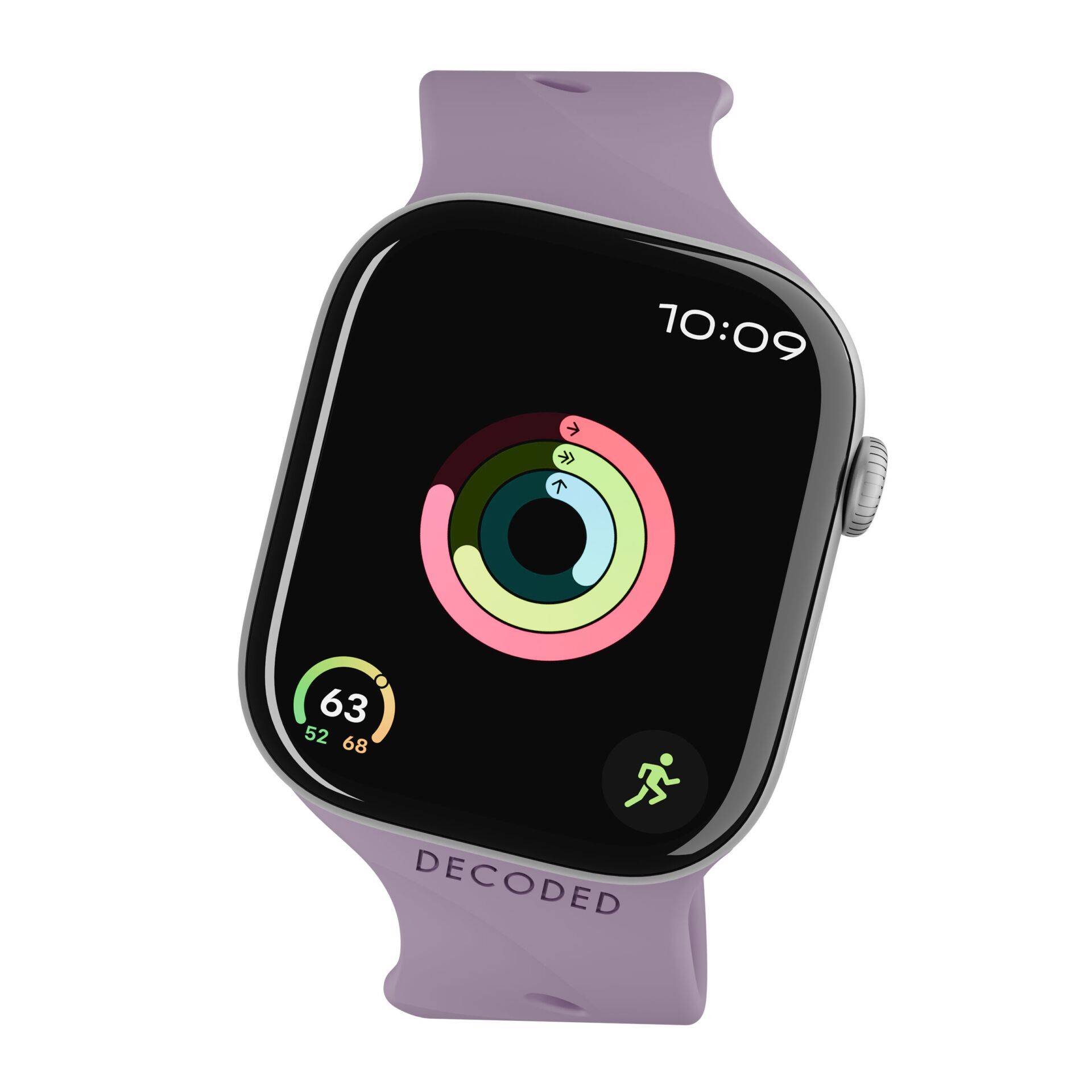 Gedecodeerde siliconen Ares Splice Strap 40/42mm Purple Haze-3