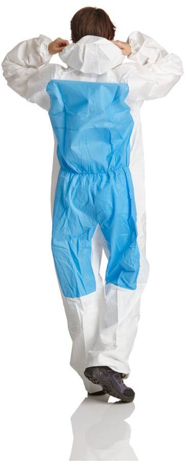 DUO-Safe® Hybrid overall, antistatisch, met ritssluiting, wit, maat XXL-1