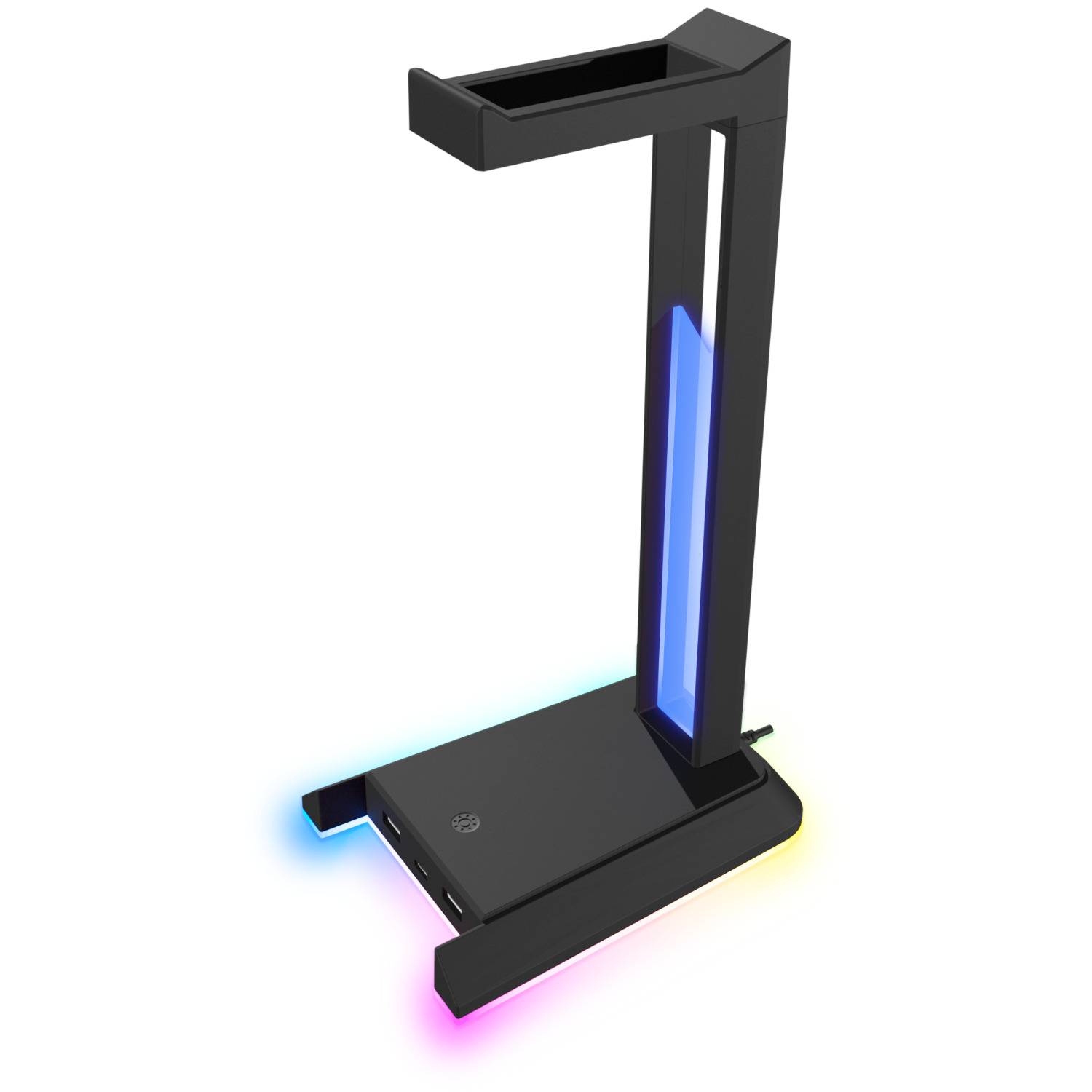 Speedlink EXCELLO NX RGB Headset Stand, USB 2.0 Hub, black-3