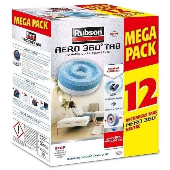 RUBSON PROMO MEGA PACK Set van 12 navullingen Aero 360 Neutral-0