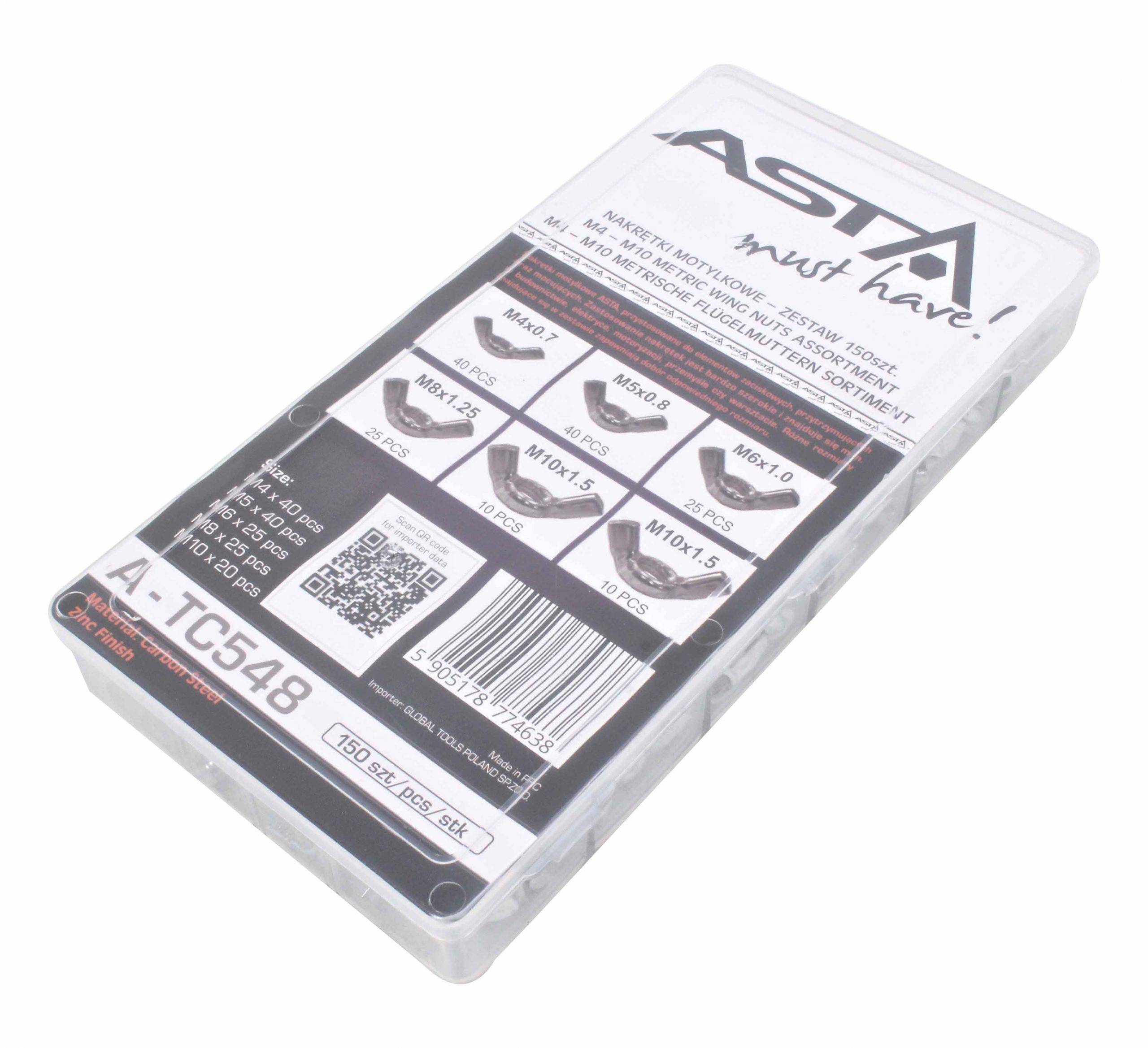 ASTA Assortiment vleugelmoeren M4 t/m M10-2