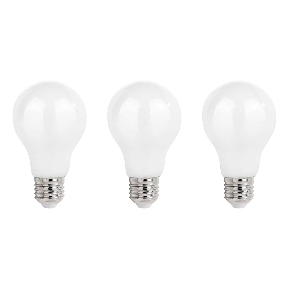 Spectrum LED Peerlamp A60 E27 Mat - 11W 1500lm 4000K - Neutraalwit - Vervangt 98W - 3 stuks