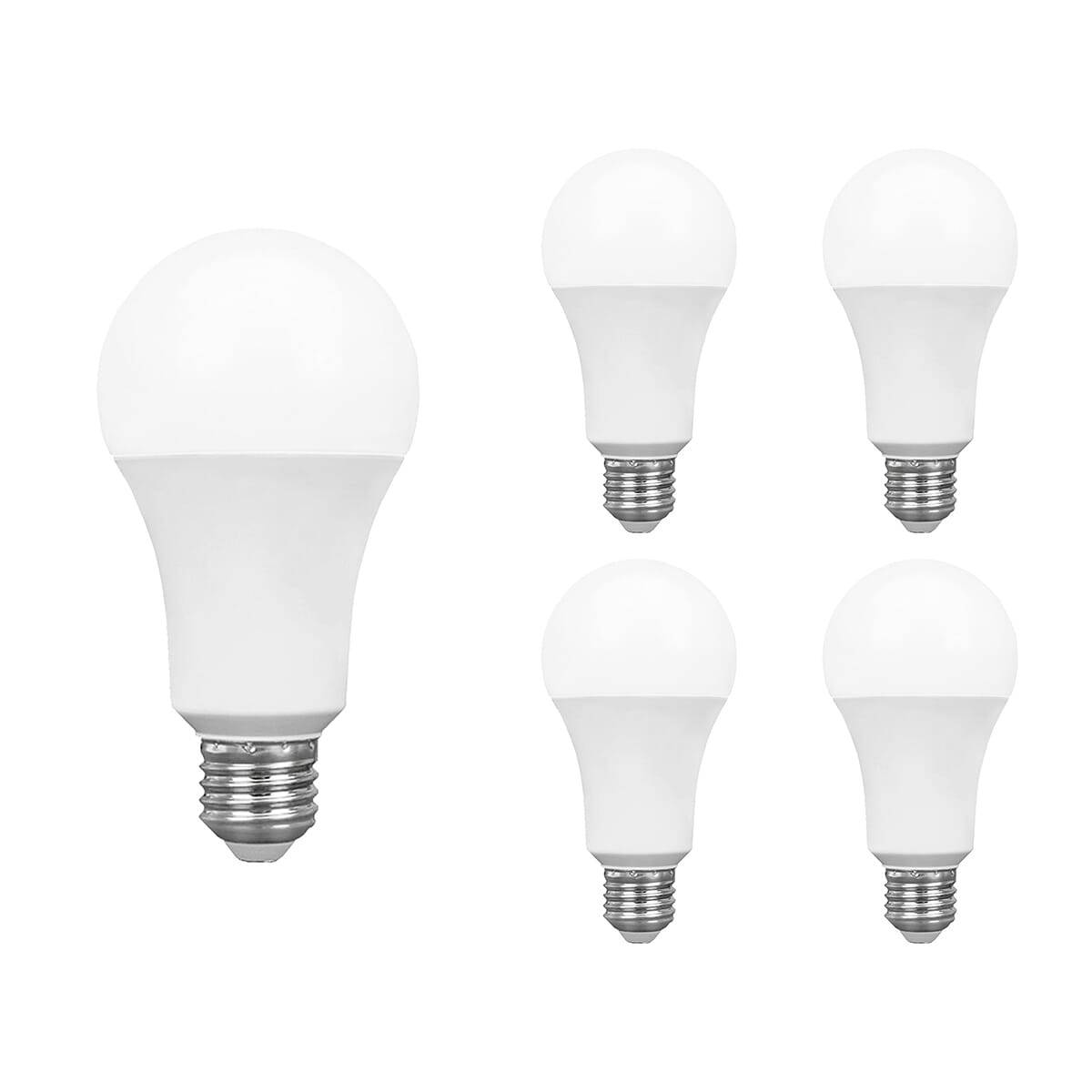 Spectrum LED Peerlamp A60 E27 Mat - 20W 2045lm 6000K - Koudwit - Vervangt 200W - 5 stuks
